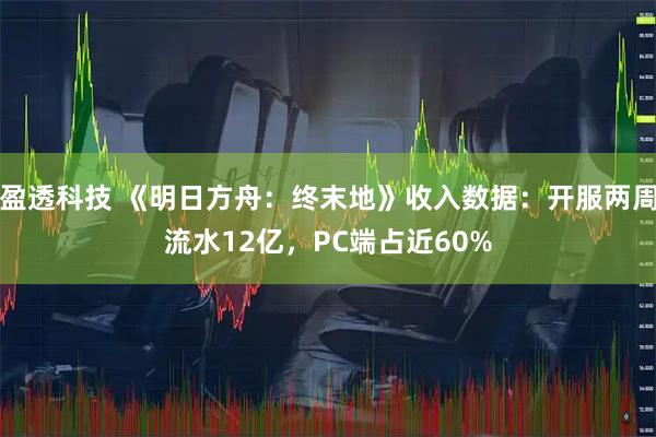 盈透科技 《明日方舟：终末地》收入数据：开服两周流水12亿，PC端占近60%