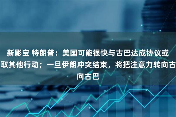 新影宝 特朗普：美国可能很快与古巴达成协议或采取其他行动；一旦伊朗冲突结束，将把注意力转向古巴
